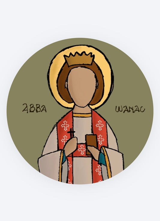 St. Anba Wanas Button